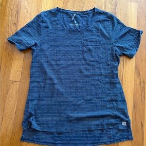 Royal Robbin’s Blue White Striped T-Shirt